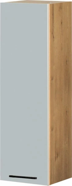 Szafka 30 górna prawa Monia 100cm (szary/dąb Soma ciemny)