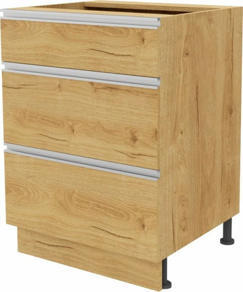 Szafka 60 dolna szufladowa Monia z Easy Box (dąb Soma ciemny)