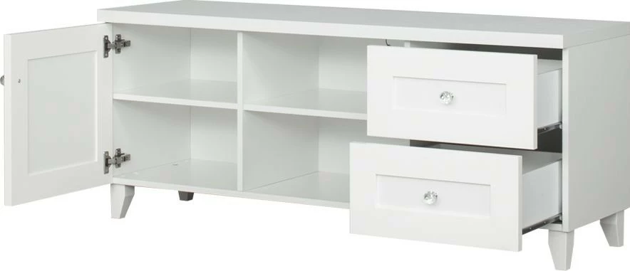 Stolik RTV 138 cm Majorka (biały)