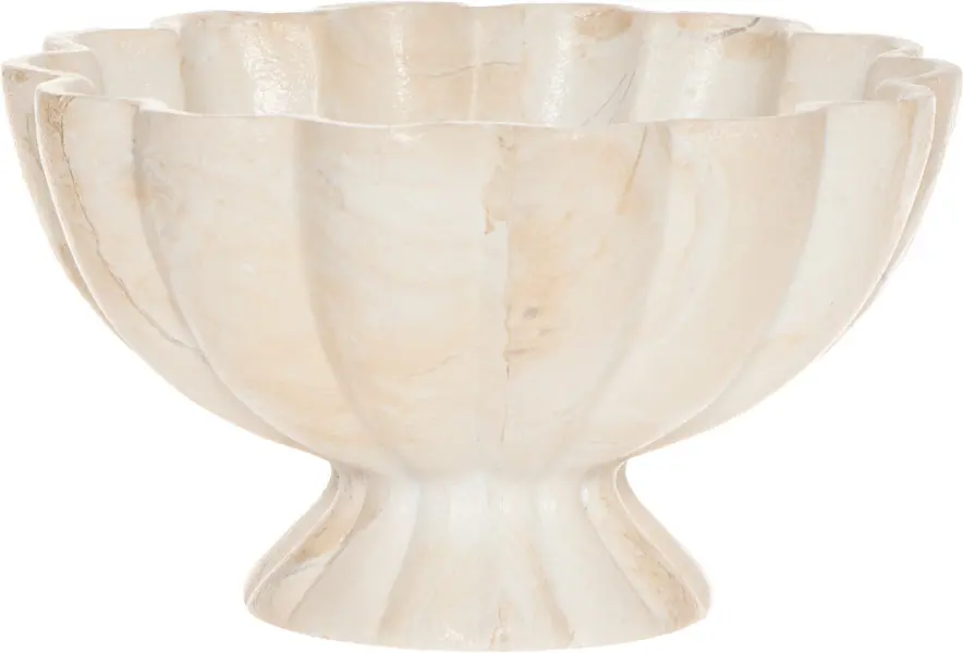 Miska na nóżce Marble 28 (beżowy)