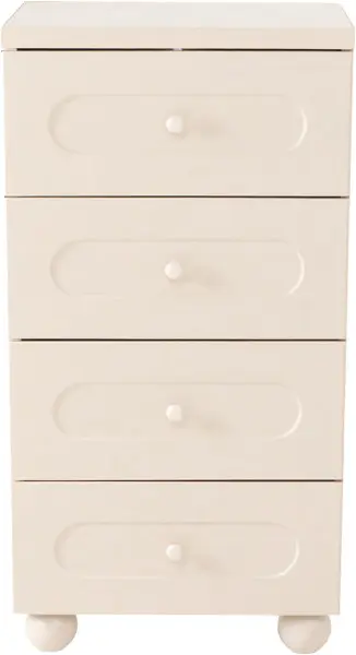 Komoda 50 z 4 szufladami Rozano (kaszmir lakier mat/kaszmir)