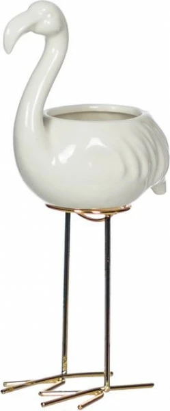 Szkatułka flaming Goldi 27 (biało/złoty)