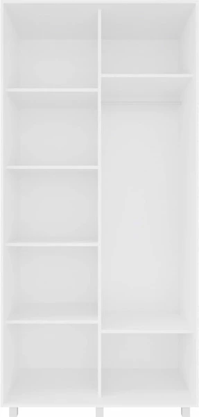 Szafa przesuwna 3xlustra 100cm (biały)