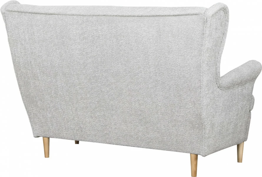 Sofa 2-osobowa Werina (boucle szary)