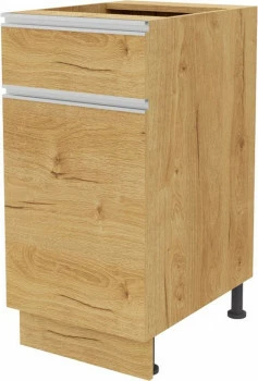 Szafka 40 dolna lewa z drzwiami i szufladą Monia z Easy Box  (dąb soma ciemny) 
