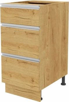 Szafka 40 dolna szufladowa Monia z Easy Box (dąb Soma ciemny) 