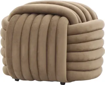 Puf Wool 24 (brąz) 