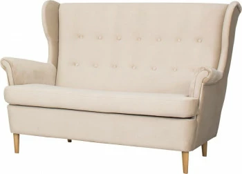 Sofa 2-osobowa Werina (plusz beż)